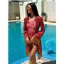 Ніжній парео, червоний 2700/П5 Domino фото - Luxbikini