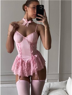 Пеньюар зі спідницею 304/123-S Domino фото - Luxbikini