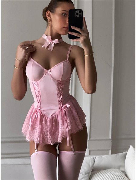 Пеньюар зі спідницею 304/123-S Domino фото - Luxbikini