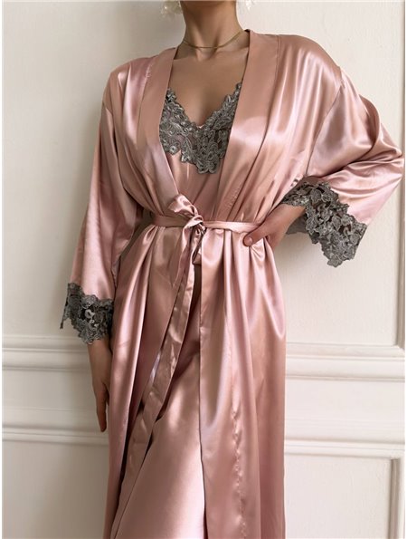 Комплект пеньюар та халат 037/95-S Domino фото - Luxbikini