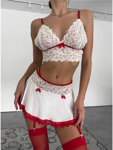 Мереживний комплект покоївки 596/81-S Domino фото - Luxbikini