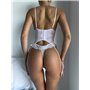 Еротичний корсет з мереживними трусиками 263/53-М Domino фото - Luxbikini