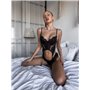 Еротичний корсет з мереживними трусиками 263/53-М Domino фото - Luxbikini