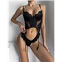 Еротичний корсет з мереживними трусиками 263/53-М Domino фото - Luxbikini