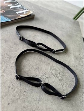 Гартери з однією смужкою М49 Domino фото - Luxbikini