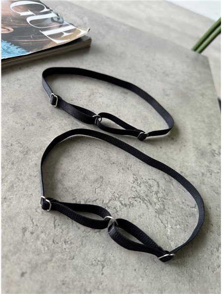 Гартери з однією смужкою М49 Domino фото - Luxbikini