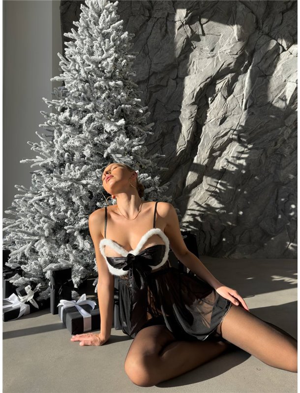 Новорічна нічна сорочка 197/1 Domino фото - Luxbikini