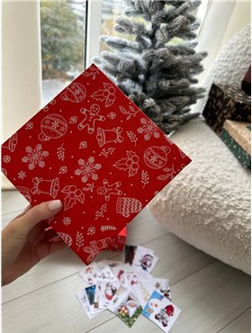 Коробка червона "Новорічна"  New_Year_small Domino фото - Luxbikini