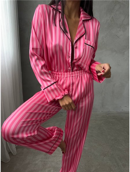 Домашній комплект для сну вільного крою 1278-S Domino фото - Luxbikini