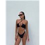 Стильний купальник трійка: бюст, трусики, спідниця 1507/76_S Domino фото - Luxbikini
