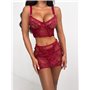 Еротичний комплект білизни спідничка з вирізами 093/114-S Domino фото - Luxbikini