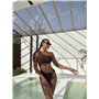 Суцільний купальник на одне плече з фурнітурою 1117/26-S Domino фото - Luxbikini