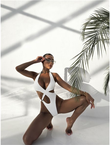 Купальник суцільний з вирізом та зйомними чашечками 2735/27-S Domino фото - Luxbikini