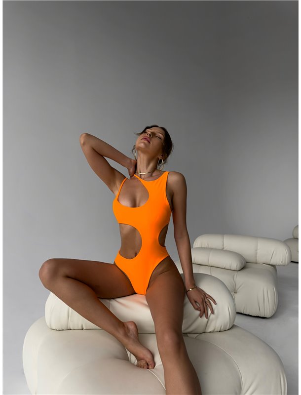 Купальник суцільний з вирізом декольте 2832/75-S Domino фото - Luxbikini