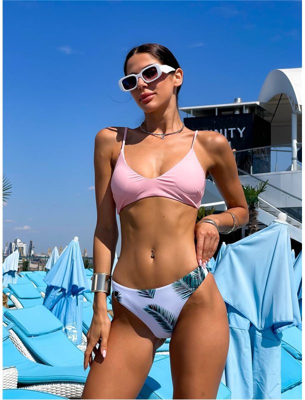 Яскравий жіночий купальник в тропічному стилі 2473/85-S Domino фото - Luxbikini