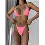 Базовий яскравий купальник з трикутною чашкою 2763/43-S Domino фото - Luxbikini