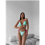 Базовий яскравий купальник з трикутною чашкою 2763/43-S Domino фото - Luxbikini