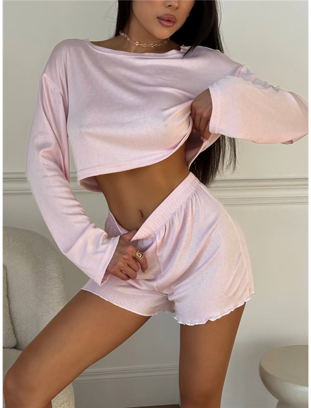 Піжама для дому з дихаючої тканини 1010-S Domino фото - Luxbikini