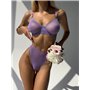 Комплект білизни фіолетовий на кісточках 627/82-S Domino фото - Luxbikini