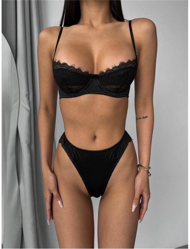 Повсякденний комплект білизни з завищеними трусиками 862/84-S Domino фото - Luxbikini