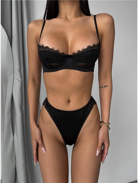 Повсякденний комплект білизни з завищеними трусиками 862/84-S Domino фото - Luxbikini