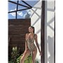 Купальник суцільний зі щільною чашкою леопардовий 2608/40-S Domino фото - Luxbikini