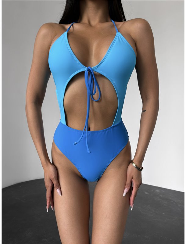 Купальник суцільний з відкритою лінією декольте 2754/37-S Domino фото - Luxbikini