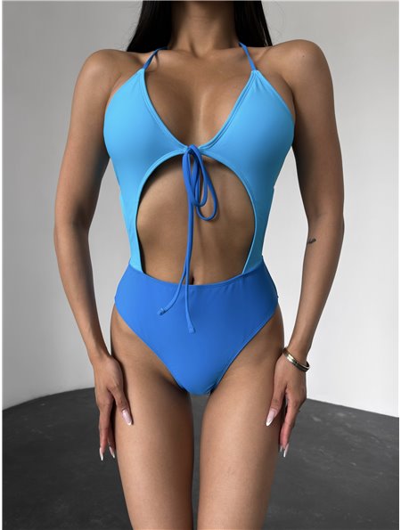 Купальник суцільний з відкритою лінією декольте 2754/37-S Domino фото - Luxbikini