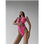Купальник суцільний зі шнурівкою рожевий 2779/60-S Domino фото - Luxbikini