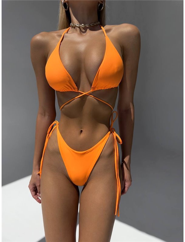 Барвистий купальник трикутник 345/72-S Domino фото - Luxbikini