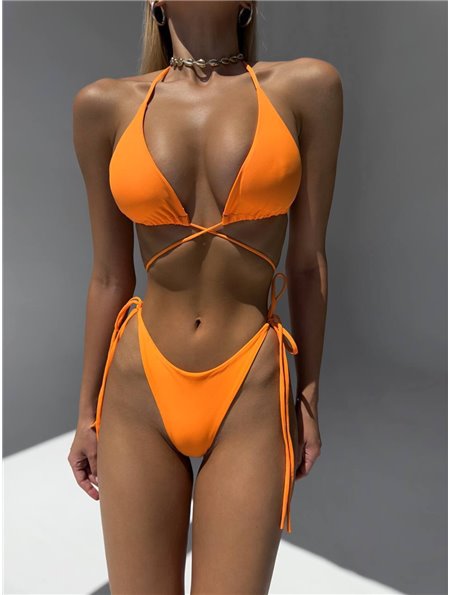 Барвистий купальник трикутник 345/72-S Domino фото - Luxbikini