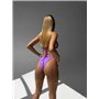 Барвистий купальник трикутник 345/72-S Domino фото - Luxbikini