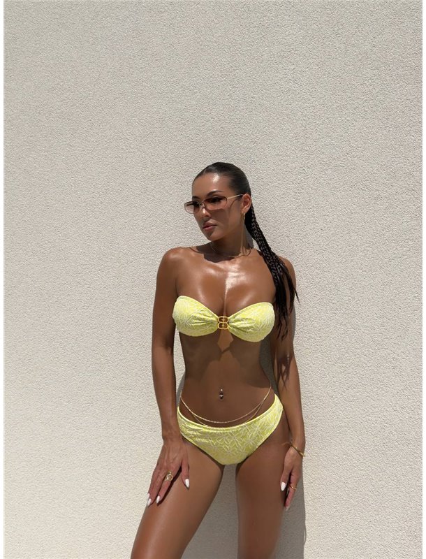 Купальник-бандо з високою посадкою 1504/1-S Domino фото - Luxbikini