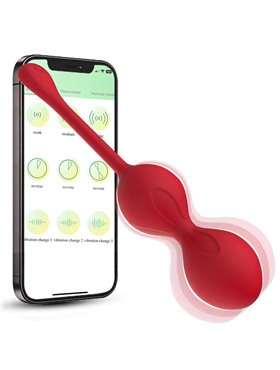 Smart вагінальні кульки Love Spouse силіконовий тренажер Кегеля Magic Motion Flamingo Червоний X00001254 China фото - Luxbikini