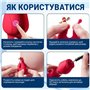 Силіконовий вібратор 2-в-1 з вібро-затискачами для сосків OEM Nipple Clamps 10 режимів Рожевий X00001253 China фото - Luxbikini