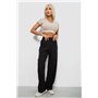 Штани жіночі однотонні повсякденні, колір чорний, 214R326 214R326 AGER фото - Luxbikini