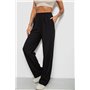 Штани жіночі однотонні повсякденні, колір чорний, 214R326 214R326 AGER фото - Luxbikini