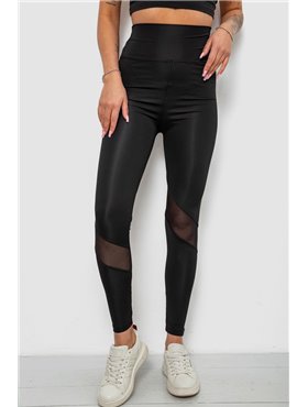 Лосини жіночі однотонні, колір чорний, 214R002L 214R002L AGER фото - Luxbikini