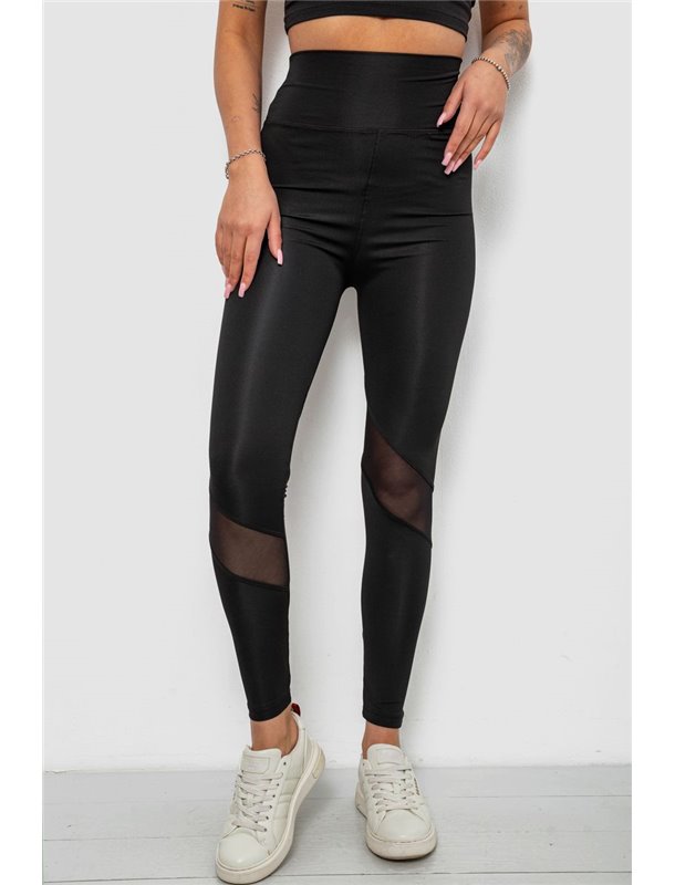 Лосини жіночі однотонні, колір чорний, 214R002L 214R002L AGER фото - Luxbikini