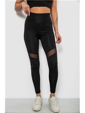 Лосини жіночі однотонні, колір чорний, 214R003L 214R003L AGER фото - Luxbikini