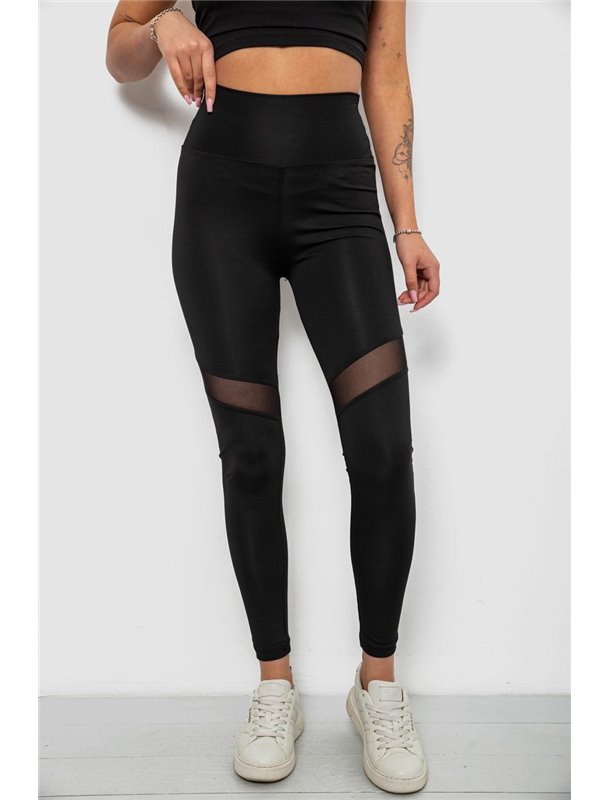 Лосини жіночі однотонні, колір чорний, 214R003L 214R003L AGER фото - Luxbikini