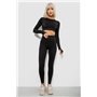 Костюм жіночий домашній, колір чорний, 214R265 214R265 AGER фото - Luxbikini