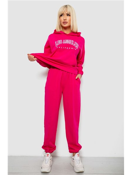 Спортивний костюм жіночий з принтом, колір рожевий, 244R1063AG 244R1063AG AGER фото - Luxbikini