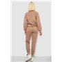 Спортивний костюм жіночий однотонний, колір мокко, 244R1069AG 244R1069AG AGER фото - Luxbikini