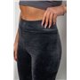 Лосини жіночі велюрові однотонні, колір чорний, 214R263 214R263 AGER фото - Luxbikini