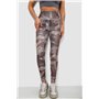 Лосини жіночі з принтом, колір коричневий, 214R090 214R090 AGER фото - Luxbikini