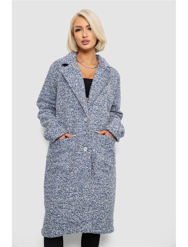 Пальто жіноче без підкладки, колір синій, 257R99 257R99 AGER фото - Luxbikini