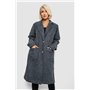 Пальто жіноче без підкладки, колір синій, 257R99 257R99 AGER фото - Luxbikini