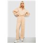 Спортивний костюм жіночий з принтом, колір бежевий, 244R1061AG 244R1061AG AGER фото - Luxbikini