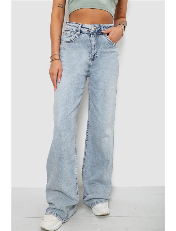Джинси жіночі Trubo, колір блакитний, 244R00600-1 244R00600-1 AGER фото - Luxbikini
